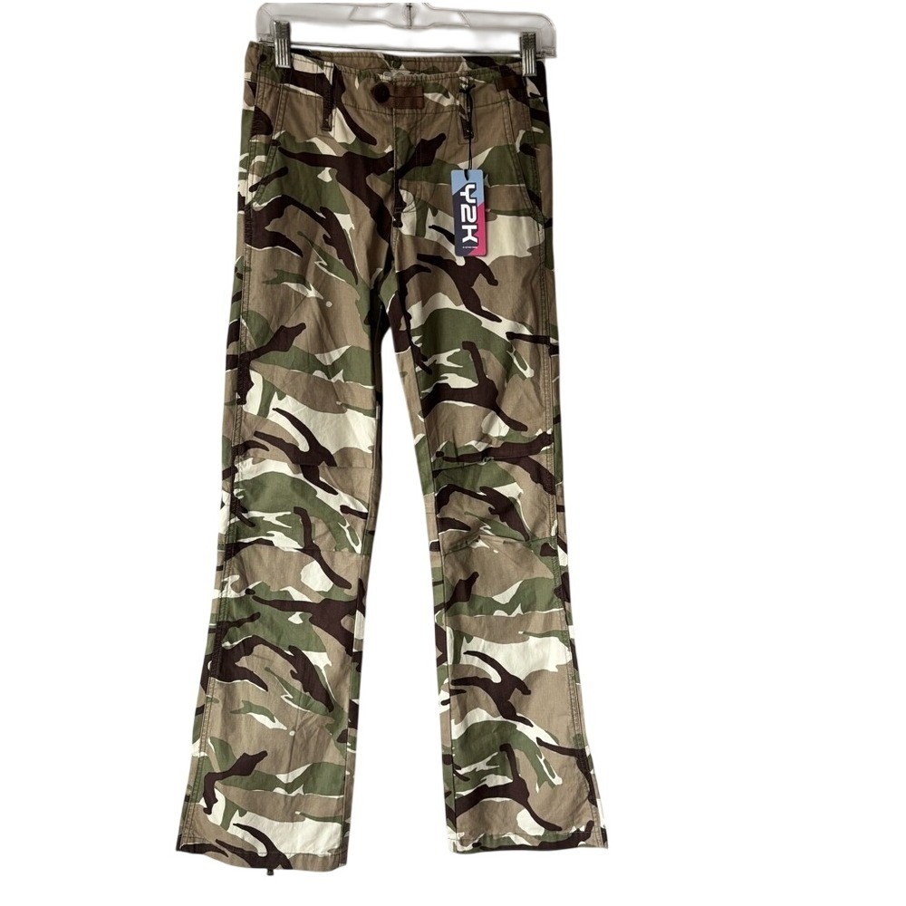 NWT‎ G Star Raw Y2K Camo Zip Pant size 25